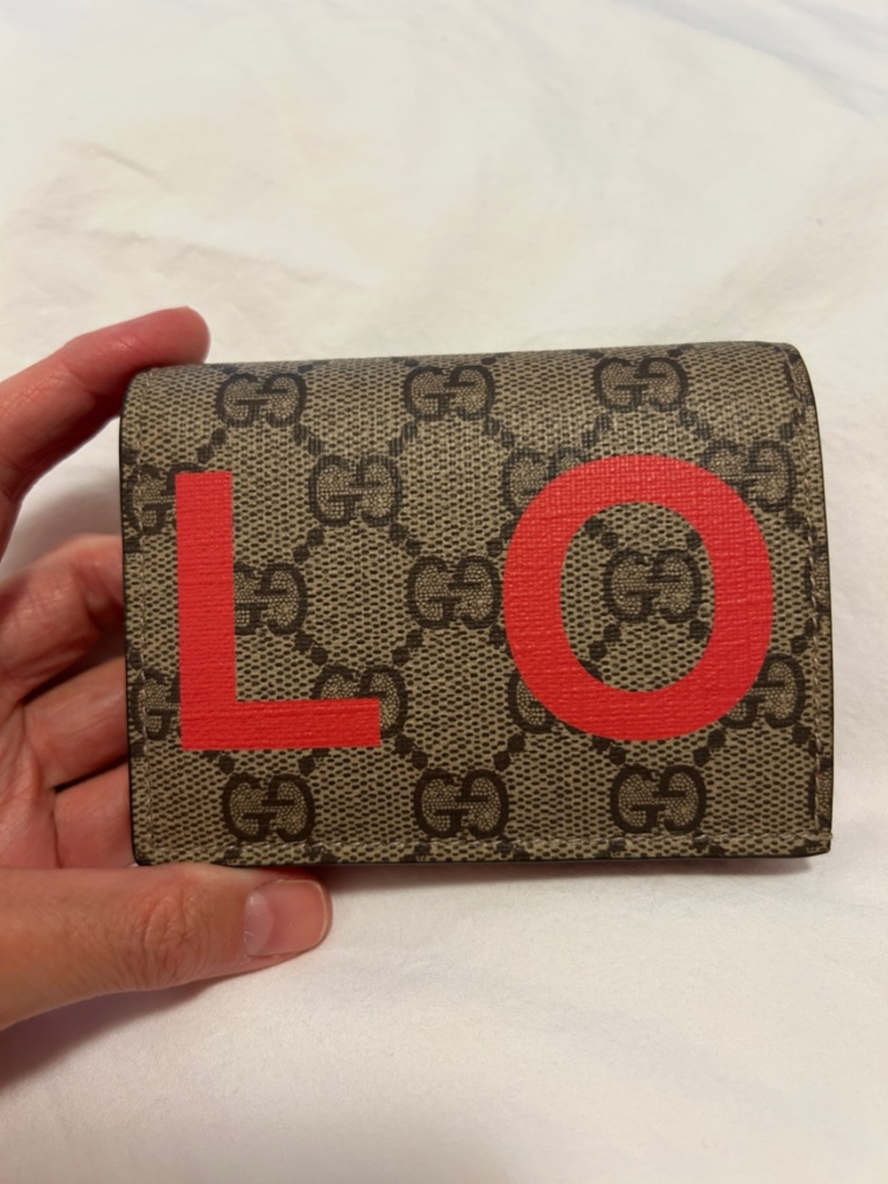 GUCCI supreme monogram LOVE wallet - Picture 8 of 15